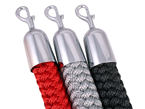 Rope with fittings for queue poles - Wire & rope - Marifix