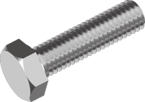 Hexagon screw A4, DIN 933 (6 x 22 mm) in the group Fasteners / Screws / Machine screws at  (933-4-6X22)